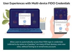 El estándar FIDO permite que un usuario ingrese a un usuario validando su identidad usando un sistema biométrico o una única clave privada antes que tener una contraseña diferente para cada servicio