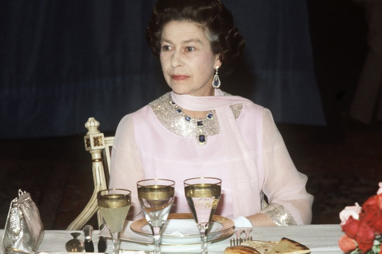 La reina suele elegir platos simples