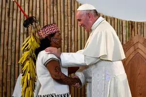 Francisco: "Los pueblos amazónicos nunca estuvieron tan amenazados como ahora"