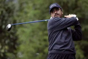 En la segunda ronda del Torneo de Maestros de 2003 en el Augusta National Golf Club, en de abril de 2003
