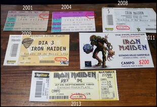 Evolución de precios para una entrada en campo para ver un recital de Iron Maiden