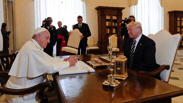 El encuentro entre el papa Francisco y Trump duró menos de 30 minutos