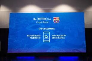 19-12-2021 Imagen del referéndum que aprobó la financiación del 'Espai Barça', celebrado el 19 de diciembre de 2021 de forma telemática DEPORTES FCB
