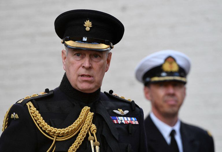 Prince Andrew, in 2019 (Photo by JOHN THYS / AFP)