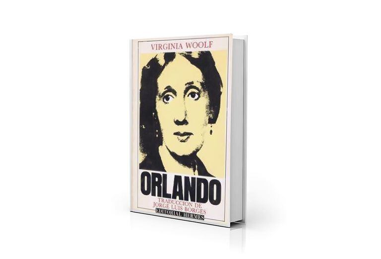 Portada de "Orlando", de Virginia Woolf, con el nombre del traductor en tapa: Jorge Luis Borges 
