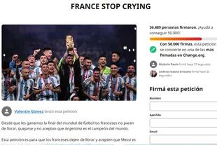 La richiesta con cui gli argentini hanno risposto alle accuse: "Lascia che la Francia smetta di piangere".