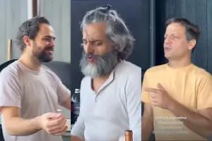 El baile viral de Peter Lanzani, Joaquín Furriel y Rodrigo de la Serna