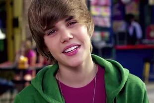 Justin Bieber en sus comienzos en la música, a los 15 años
