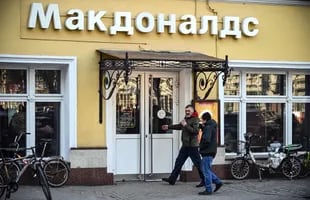 Un McDonalds en Moscú, una postal que desaparecerá