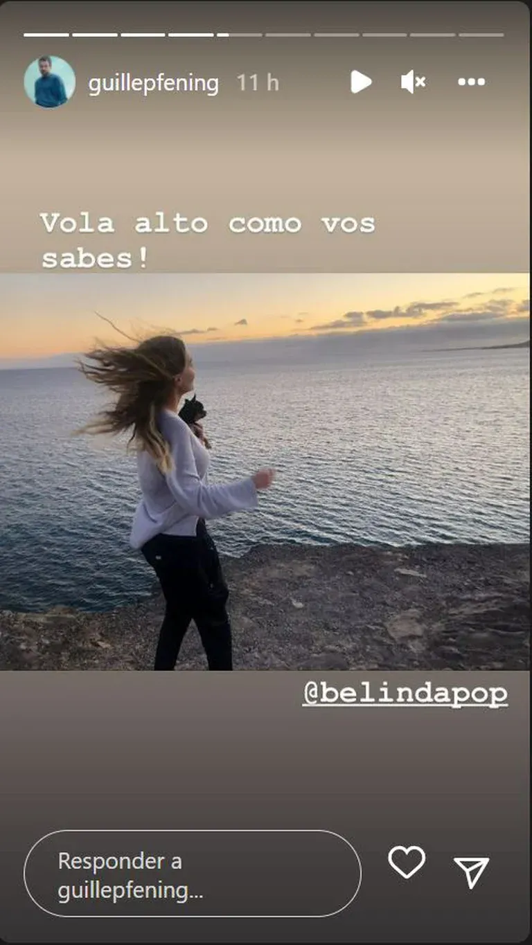 Una de las publicaciones de Guillermo Pfening en redes sociales que desató los rumores de nuevo romance (Crédito: Instagram/@guillepfening)