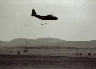 Práctica de bombardeo del TC-68 en Córdoba
