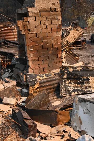 Más de cien viviendas fueron destruidas por el fuego