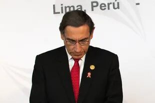 El destituido Martín Vizcarra 