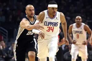 Los Spurs perdieron con Clippers, pero volvió Manu Cañóbili