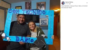 La publicación de la hermana de Darío Palma, horas después de su desaparición, en Facebook