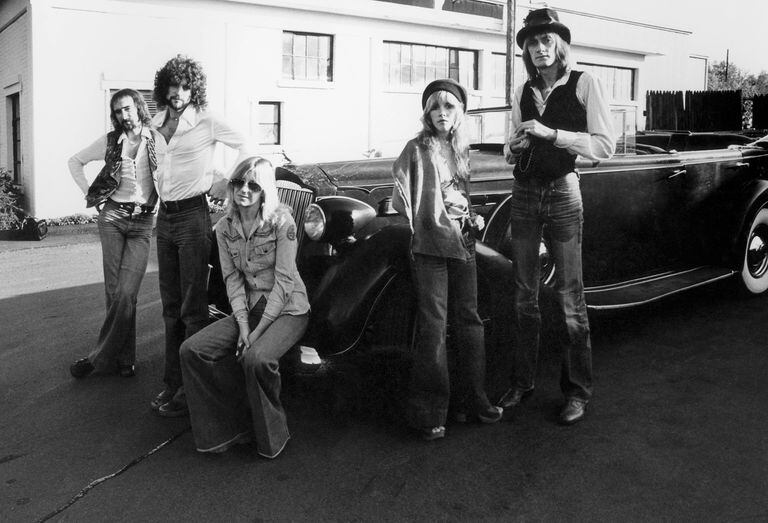 John McVie, Lindsey Buckingham, Christine McVie, Stevie Nicks y Mick Fleetwood