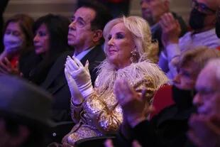 Mirtha cheered on Nacha from one of the first seats in the new theater complex