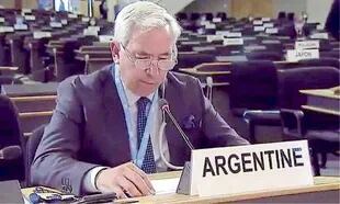 Federico Villegas, al exponer ante la ONU