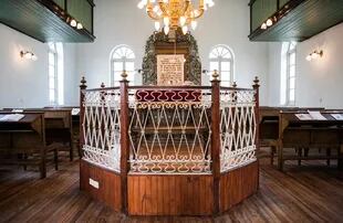 Interior de la Sinagoga Brenen de Moisés Ville.