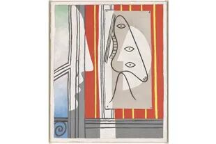 "Figura y perfil", Pablo Picasso