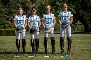 Agustina Imaz, Azucena Uranga, Catalina Lavinia y Paulina Vasquetto representarán al polo argentino en el primer Mundial femenino.
