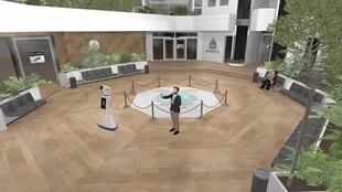 Una versión de realidad virtual de la sede de Interpol en Lyon