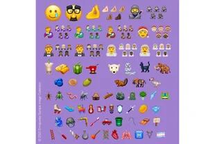 Los 117 nuevos emojis aprobados por el Consorcio Unicode que llegan este año