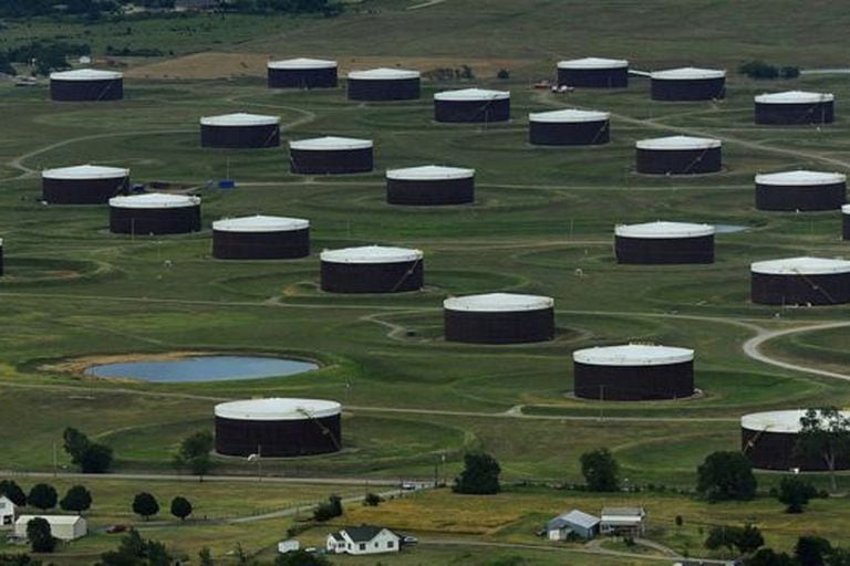 La capacidad de almacenamiento de crudo en Cushing (Oklahoma) está llegando a su límite) 