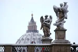 Excepcional nevada en Roma: se tiñó de blanco en medio de una ola polar