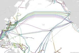 El Pacific Light es uno de los tantos cables submarinos que unen Asia y América del norte; en este caso, vinculando a Estados Unidos con Hong Kong, Taiwán y Filipinas