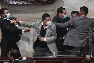 Escenas de tensión se vivieron en el Congreso hondureño