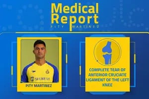 Otra lesión importante de Pity Martínez, comunicada de una forma curiosa por Al Nassr