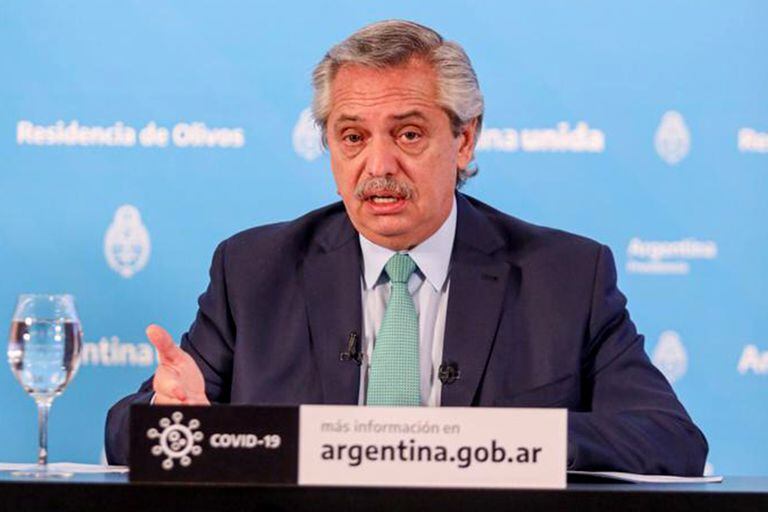 Coronavirus en la Argentina. Alberto Fernández: "No hay conflicto con los gobernadores"