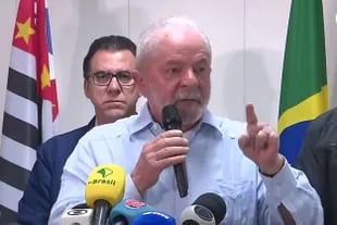 El Presidente de Brasil, Luiz Inácio Lula da Silva, habla por Cadena Nacional.