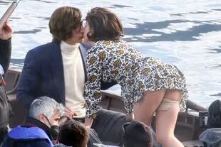 Los actores se encuentran grabando unas románticas escenas en el Lago di Como