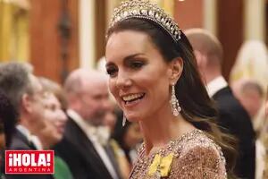 La princesa Kate brilló en una recepción en el palacio de Buckingham con la tiara favorita de su suegra