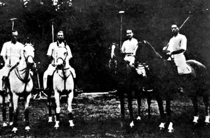 Lacey, David Miles, Nelson y Juan Miles, los "Cuatro Grandes del Sur" que pusieron a la Argentina en el mapa polístico al conquistar los abiertos Británico y de Estados Unidos en 1922, contra clubes locales.