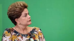 Dilma, durante una ceremonia oficial en el Palacio de Planalto