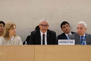 Horacio Pietragalla, secretario de Derechos Humanos, en la presentación el Grupo de Trabajo del Examen Periódico Universal (EPU) del Consejo de Derechos Humanos de la Naciones Unidas (ONU)