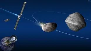 Misión DART: la NASA planea impactar el asteroide Didymos B en 2022 para ver cómo cambia su curso (John Hopkins Applied Physics Laboratory)