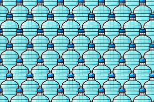 ¿Podés encontrar los tres bidones de agua vacíos?
