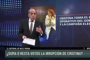 ¿Suma o resta votos la irrupción de Cristina Kirchner?