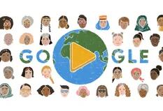 Google conmemora esta fecha con un mensaje inclusivo en el doodle