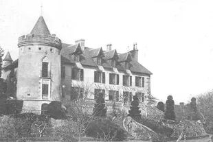 Esta es una de las pocas fotografías que existen del Château de Masgelier en Creuse, donde Marceau pasó dos meses enseñándole pantomima a niños huérfanos para que pudieran ocultarse del ejército nazi