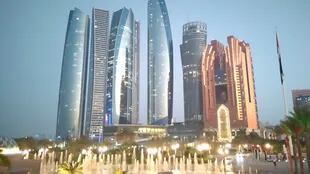 Las Etihad Towers, el complejo de edificios que define el perfil de Abu Dabi