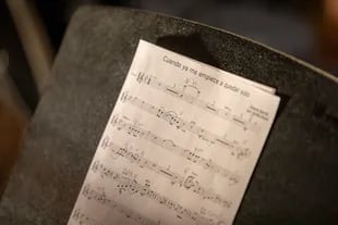Las partituras de las canciones de Abel Pintos que se escucharán en versión de orquesta en sus próximos shows
