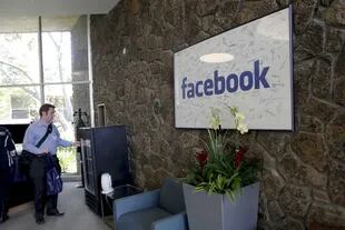 Una vista de la antigua oficina de Facebook en Palo Alto, California. La compañía anunció la apertura de su sede oficial en Buenos Aires para noviembre