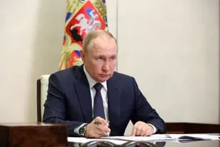 Vladimir Putin. (Photo by Mikhail Klimentyev / SPUTNIK / AFP)