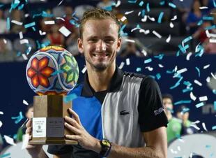 El ruso Daniil Medvedev ganó su primer torneo siendo número 1 del mundo en el ATP Open 250 de México
