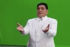 El backstage de un comercial que filmó Diego Maradona para la tv mexicana